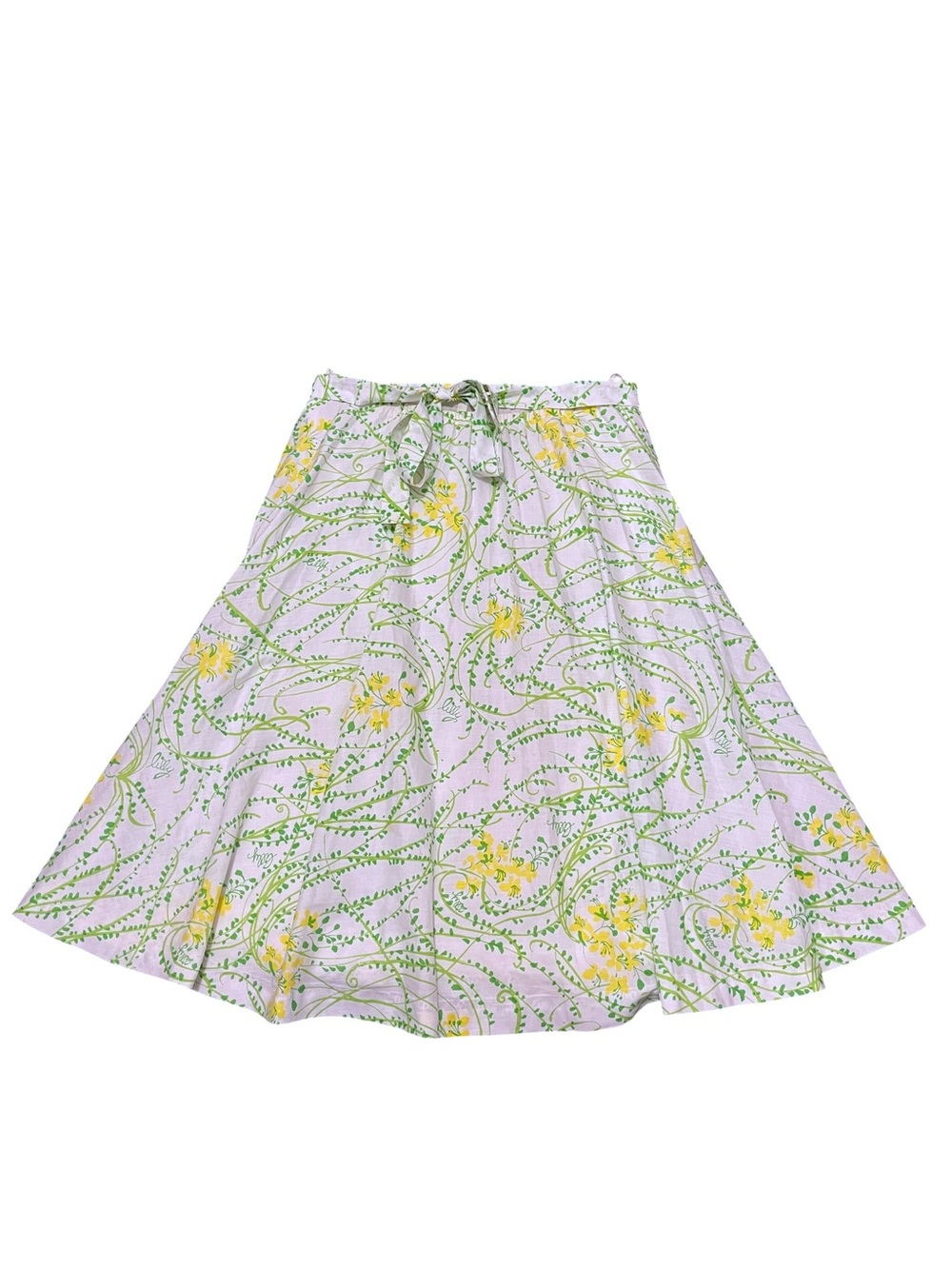 Vintage 70’s 80’s Liza By Lilly Pulitzer Floral Midi Skirt